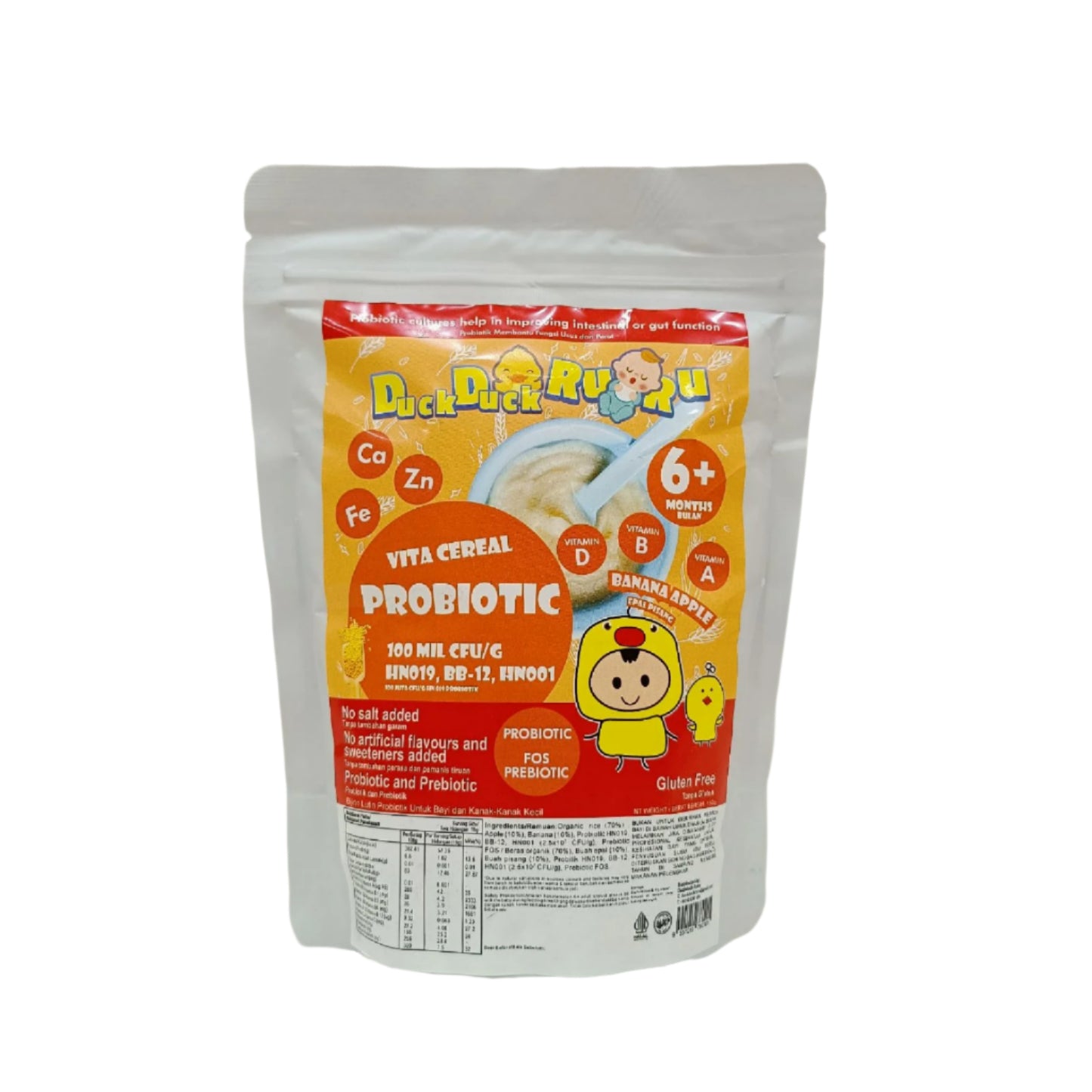 Duck Duck Ru Ru Vita Cereal Probiotic 6M+