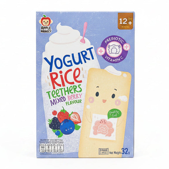 Apple Monkey Yogurt Rice Teether 32g
