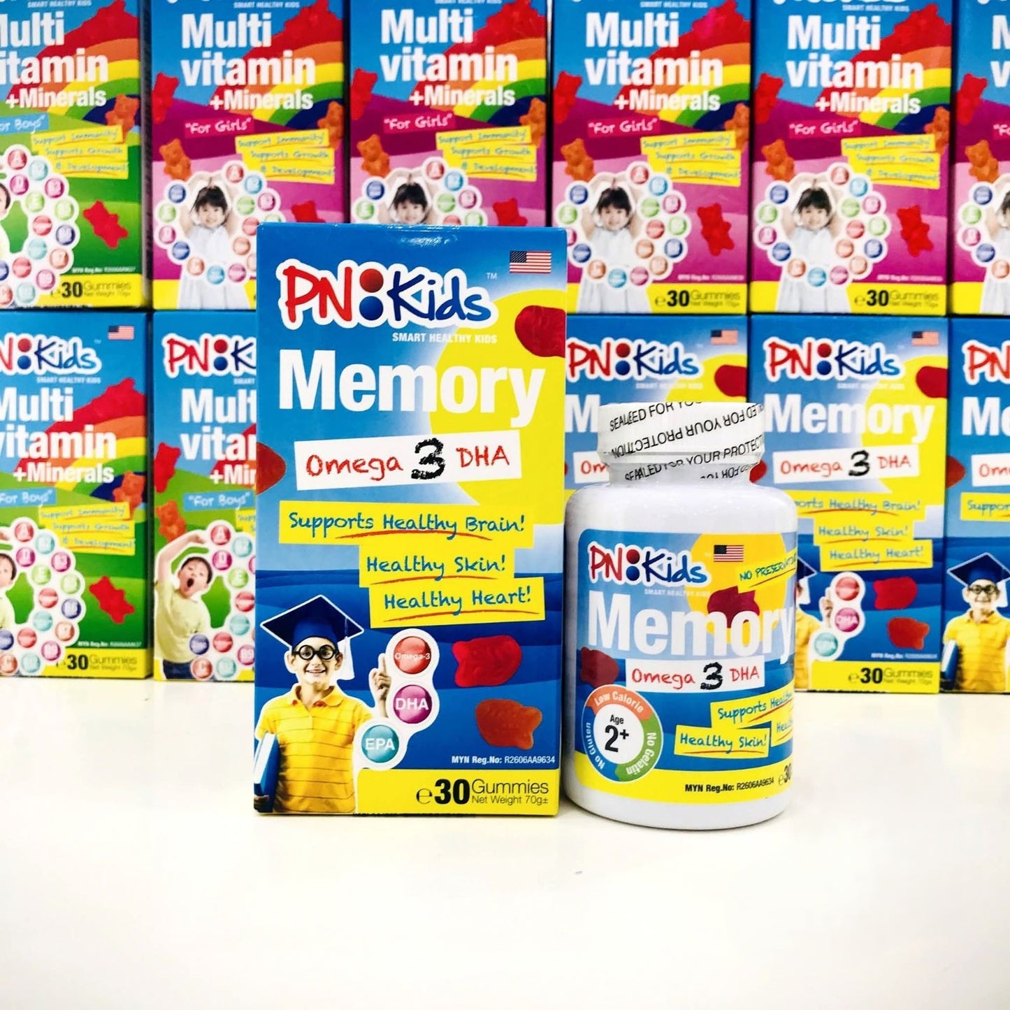 PNKids Multivitamin+Minerals 30Gummies 2Yrs+ 70g