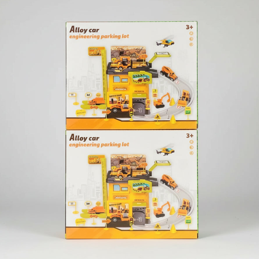 TiANQi ZHIXiNG Alloy Car Engineering Parking Lot Toy 31pcs 3Yr+