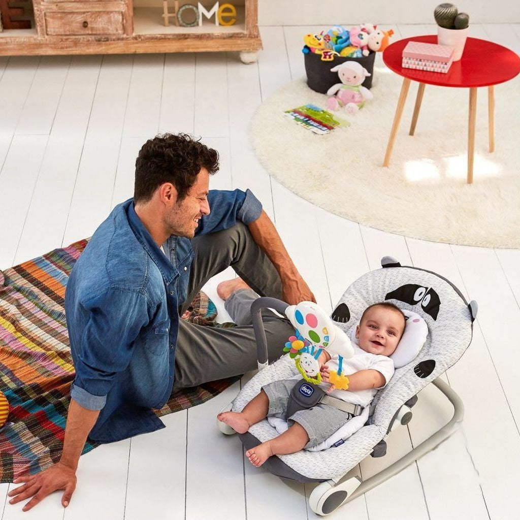 Chicco Hoopla Baby Bouncer (Moon Grey, Foxy & Honey Bear)