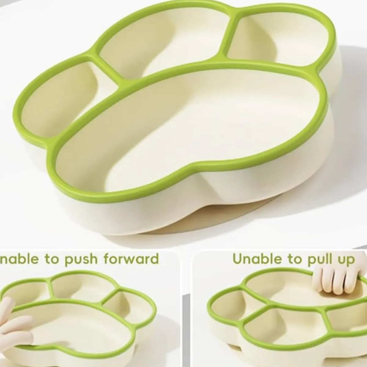 ab Silicone Plate Green & Orange 6M+