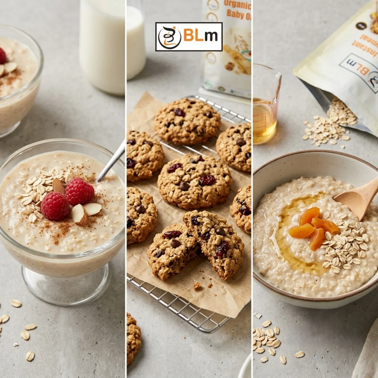 BLm Organic Instant Baby Oatmeal 500g