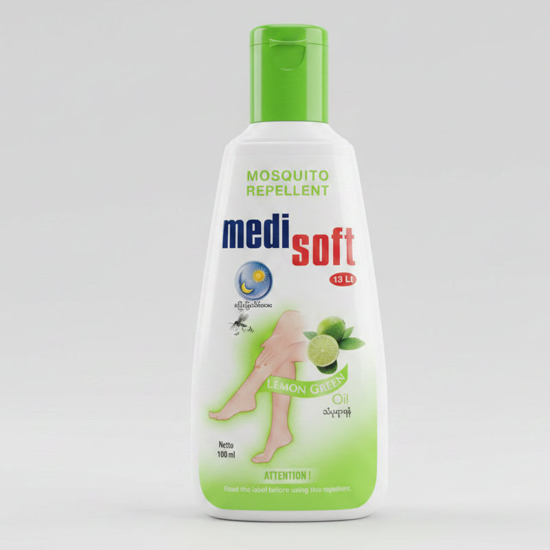 Medi Soft Mosquito Repellent Lemon Green & Rosemary 100ml