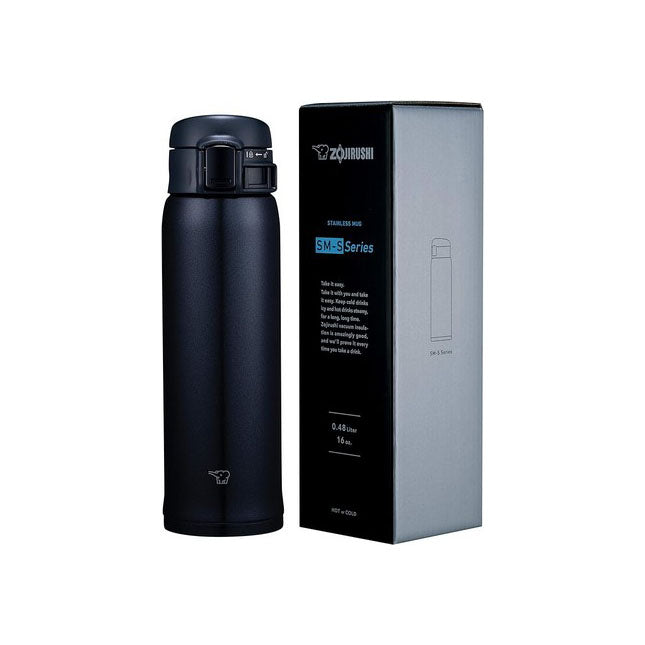 Zojirushi Stainless Mug SM-SR48E-BC Silky Black 0.48L