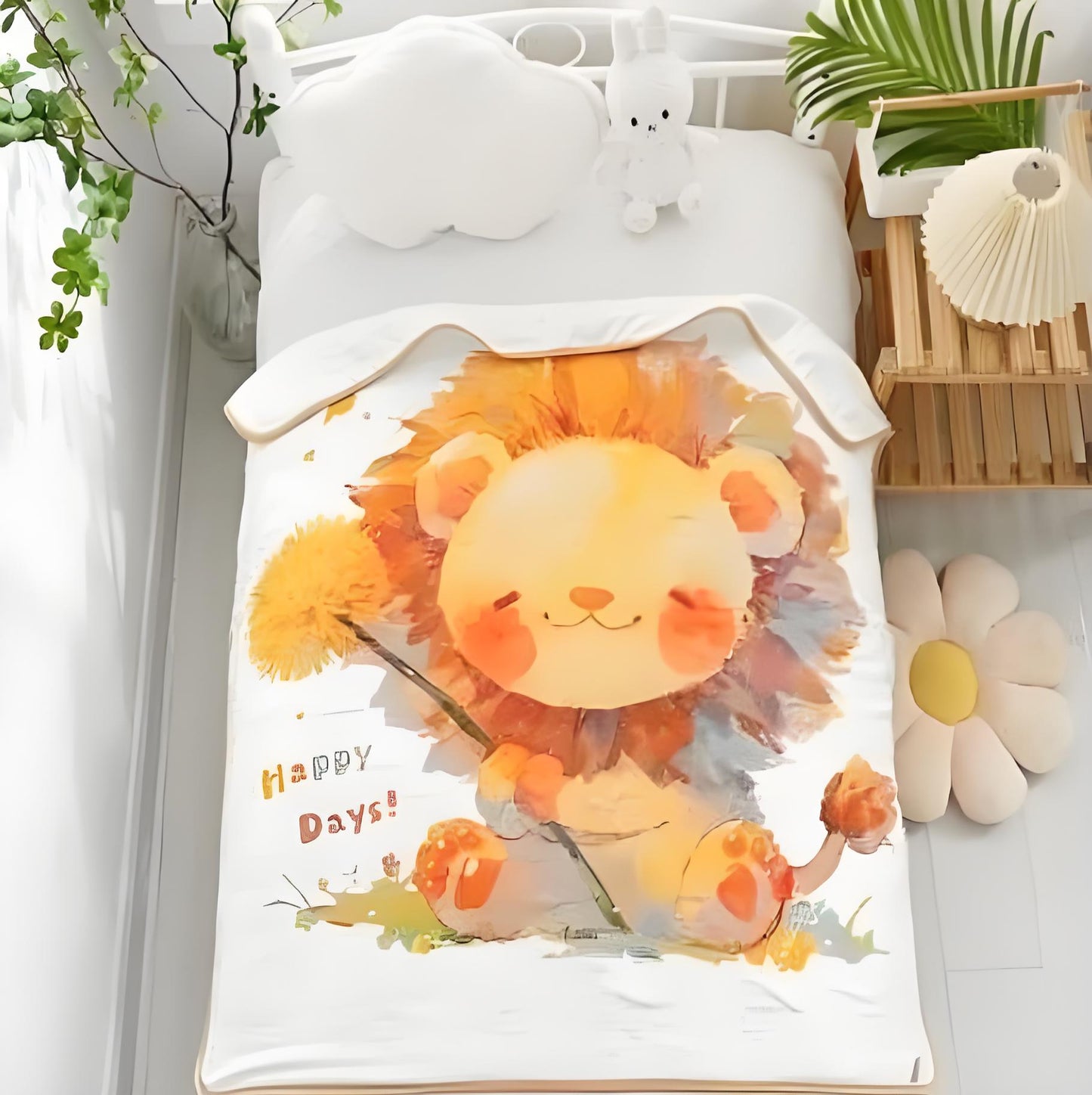 Breathable Pure Cotton Baby Blanket (110*110cm)