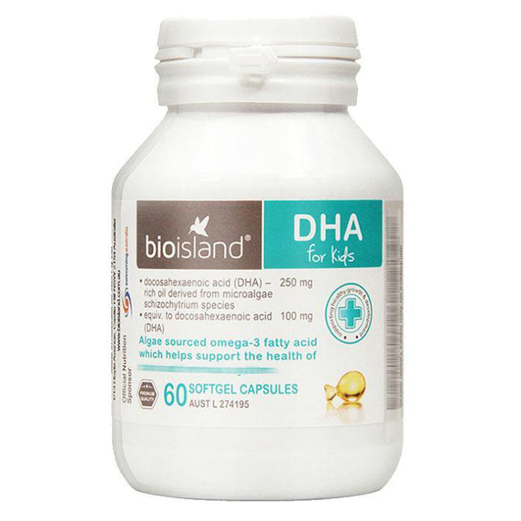 Bioisland DHA For Kids 60 Capsules