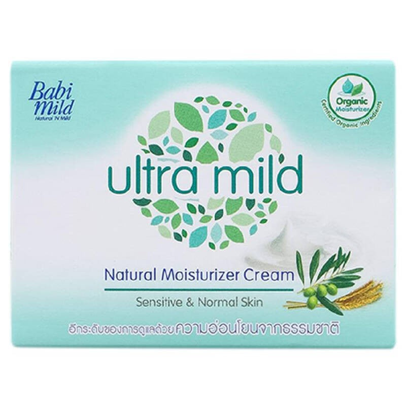 Babi Mild Ultra Mild Baby Cream Natural Moisturizer 50g