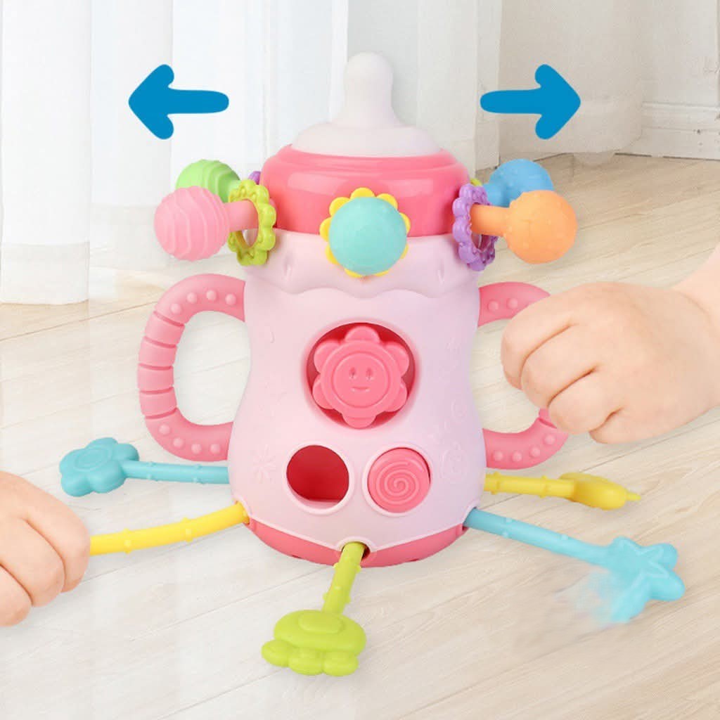 All In One Bottle Teething Soothing Toy