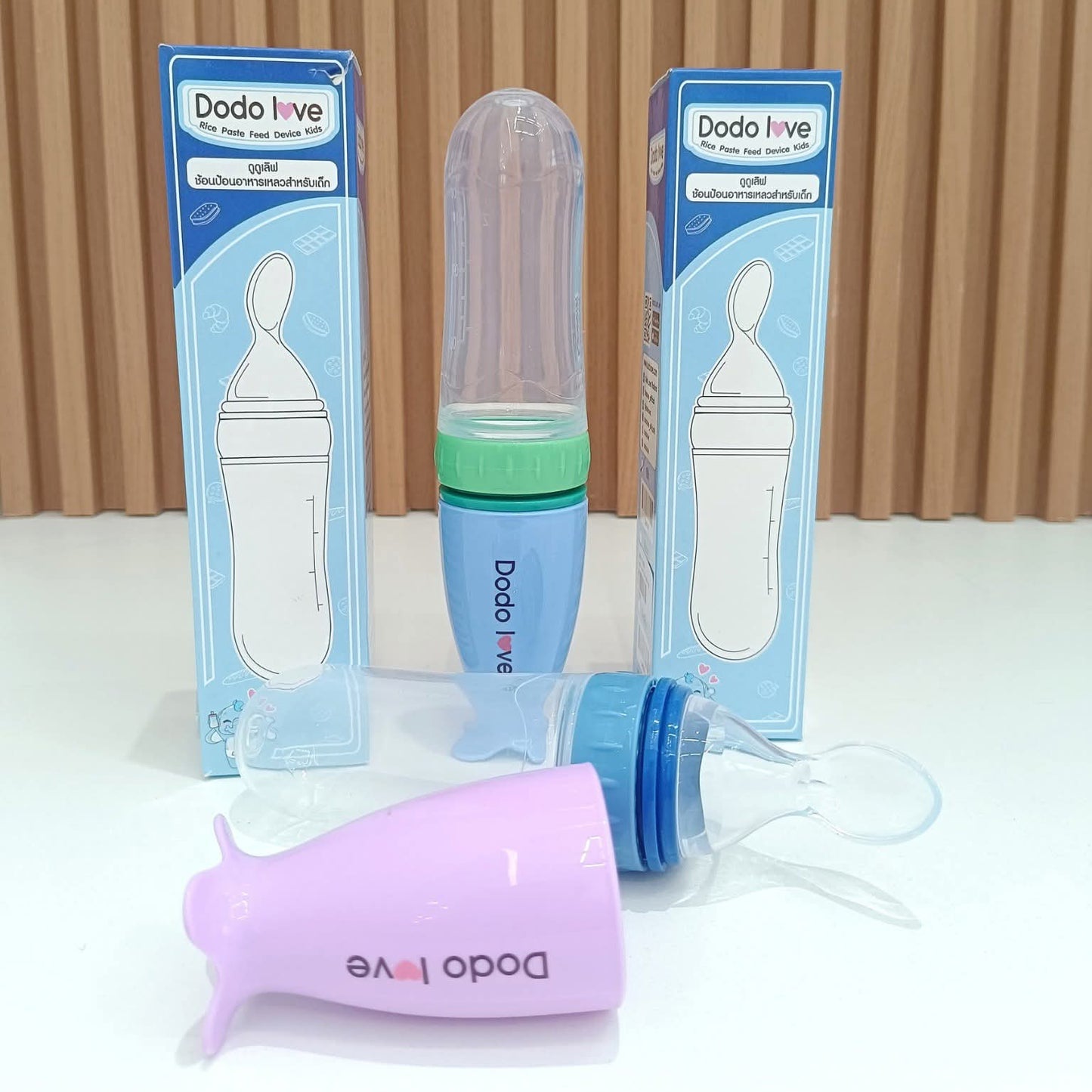 Dodo Love Rice Paste Feed Device Purple/Blue 6M+