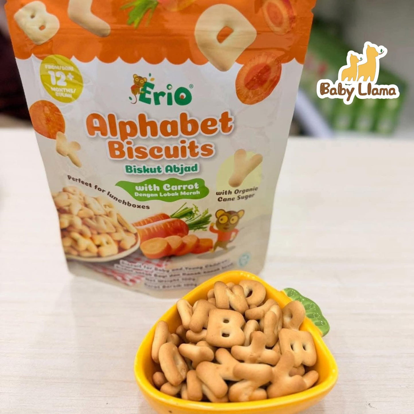 Erio Alphabet Biscuits 100g 12M+