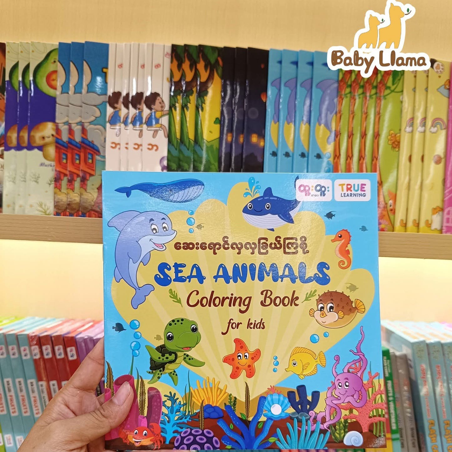 True Learning Coloring Book Sea Animals For Kids