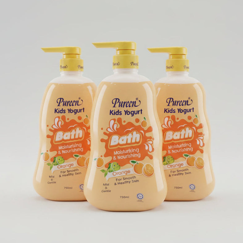 Pureen Kids Yogurt Head To Toe Wash 750ml