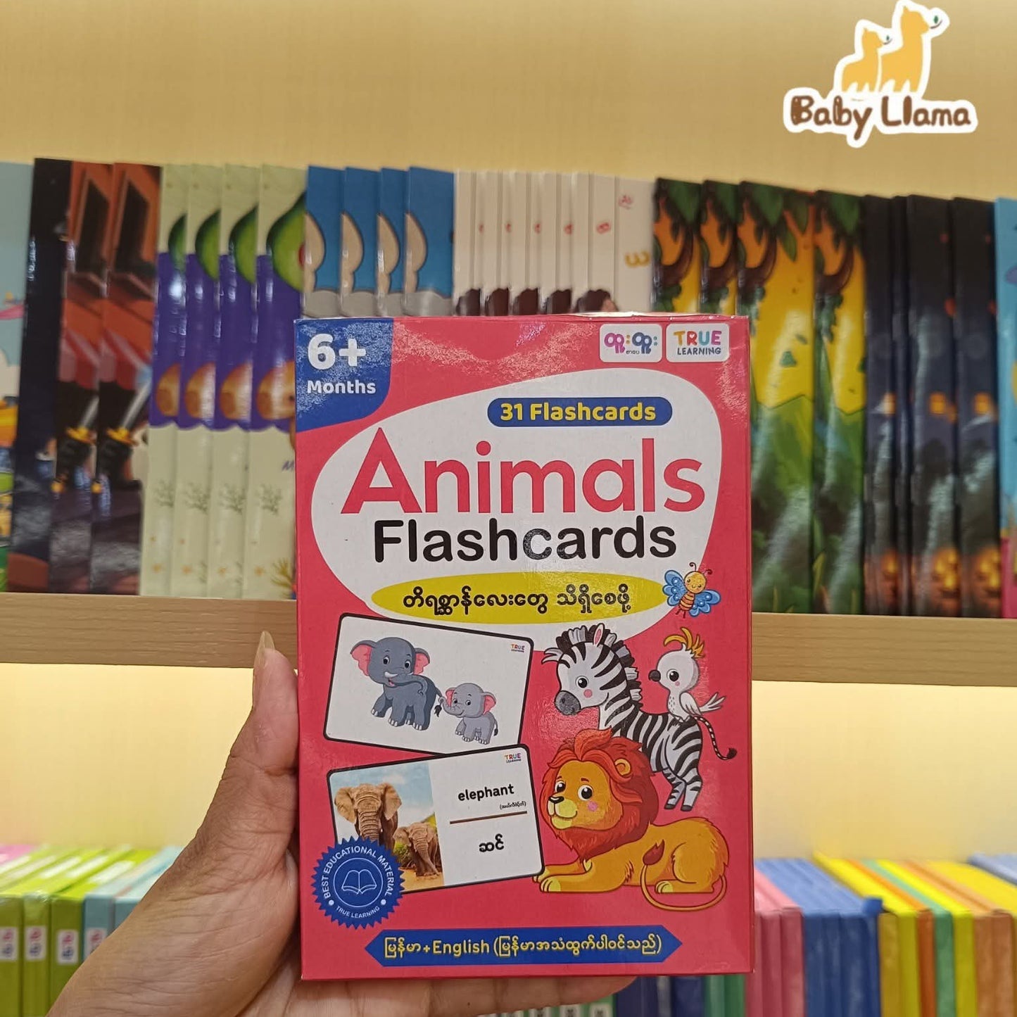True Learning 31 Flashcards 6Months+ - Animals