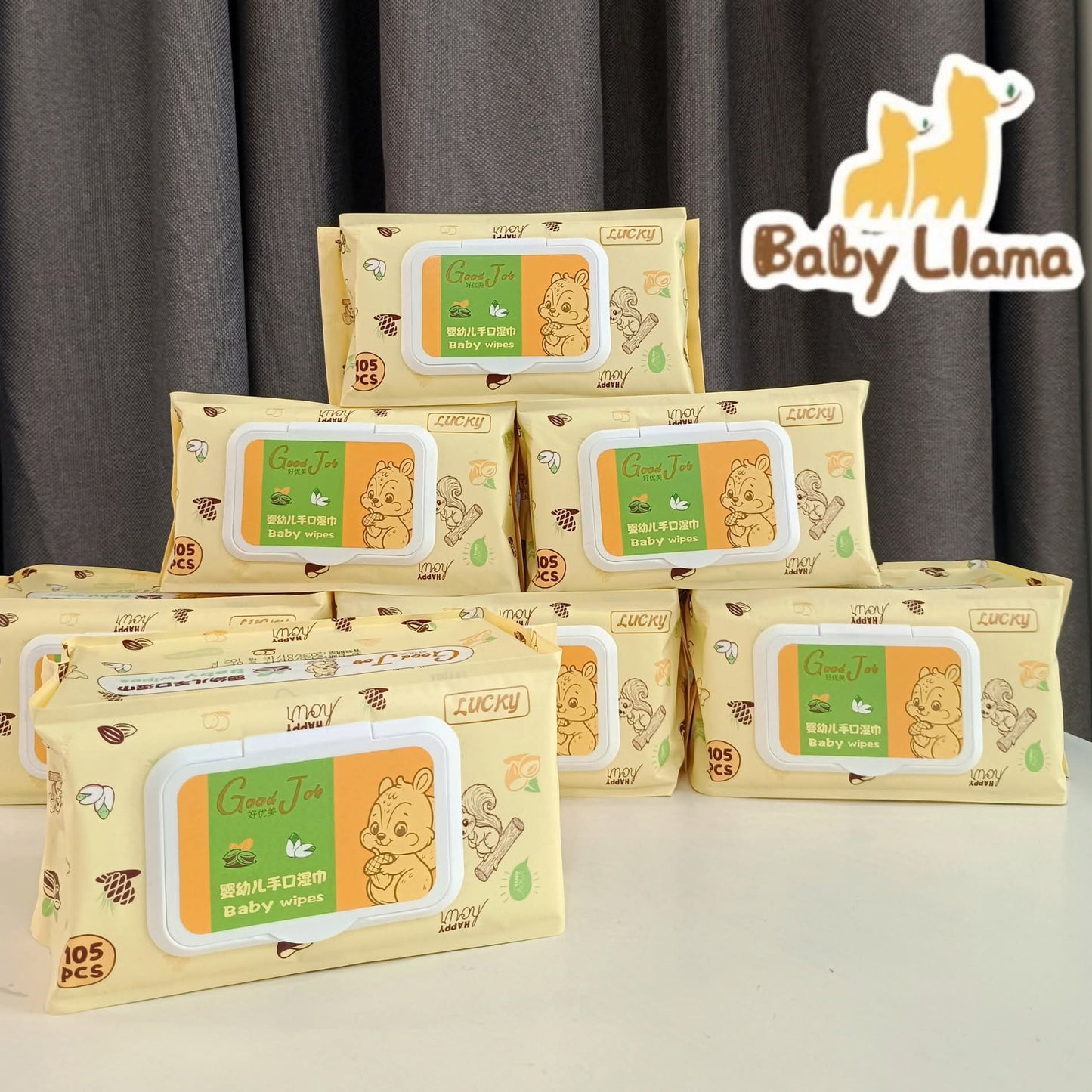 Good Job Baby Wipes 105Pcs (180mmx180mm)