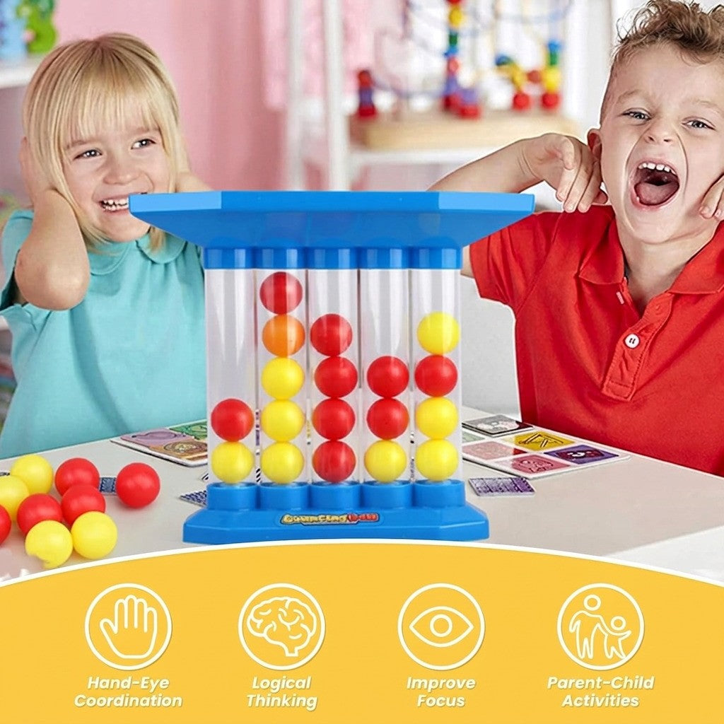 Kooneir Tabletop Bouncing Ball Game Toy 3Yrs+