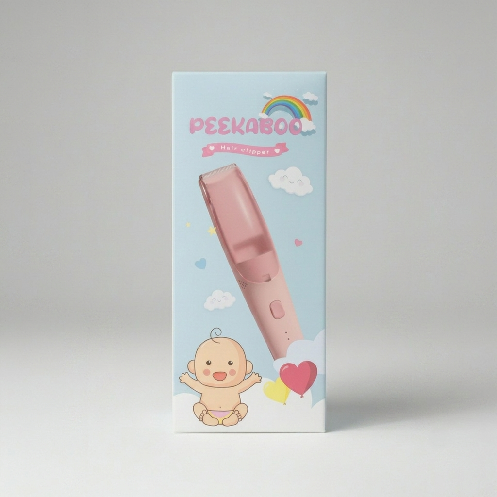 Peekaboo Hair Clipper Green & Pink