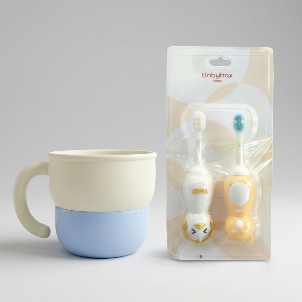 Babybox Toothbrush & Cup Set