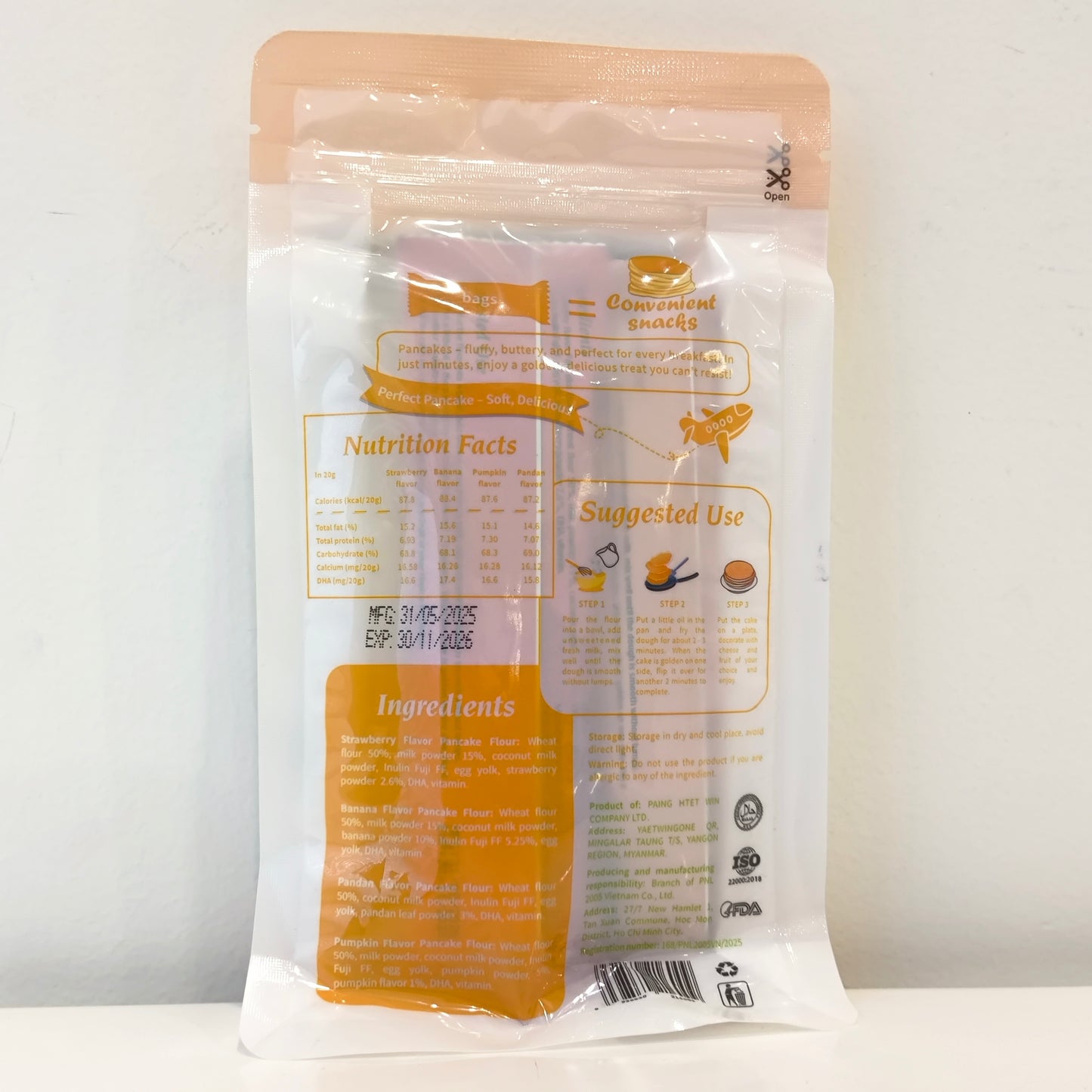 BLm Pancake Powder 4Flavors 80g 7M+