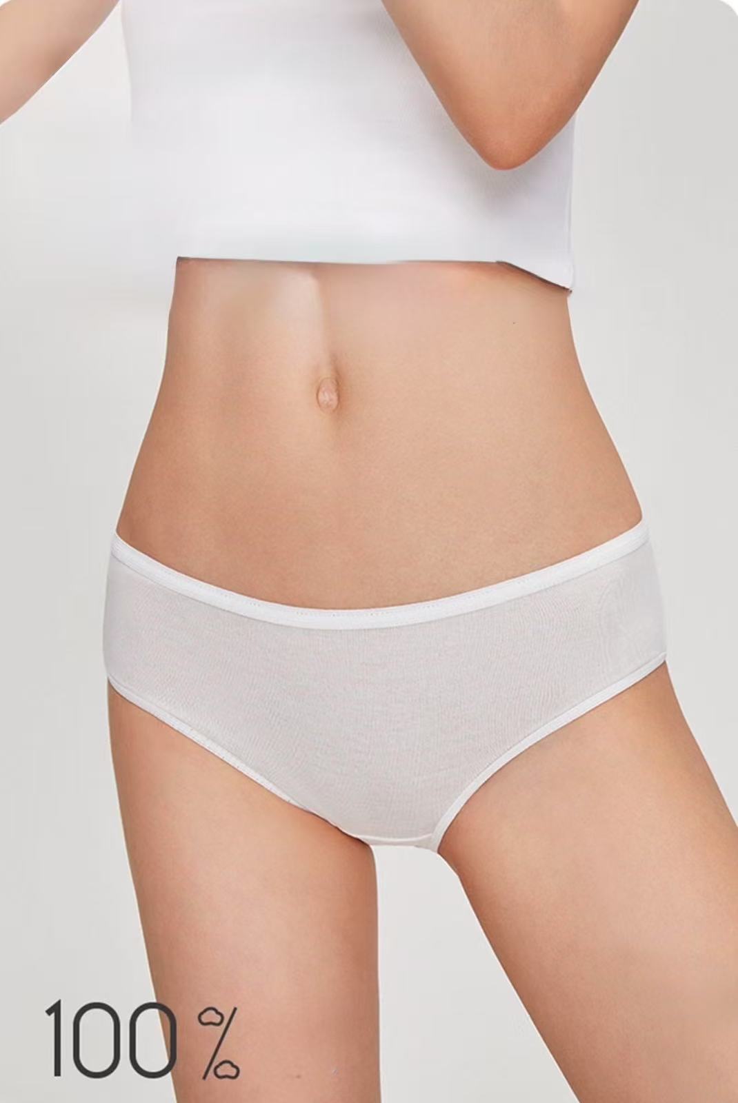 EMXEE Disposable Pure Cotton Underwear 4Pcs set