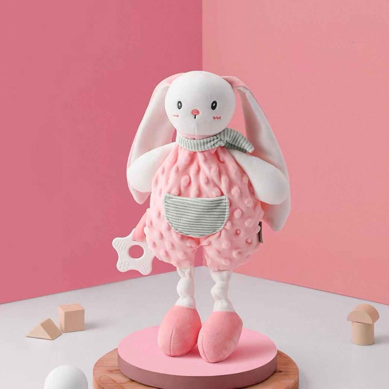 EMXEE Bean Fleece Soothing Toy Rabbit - Sister Polly