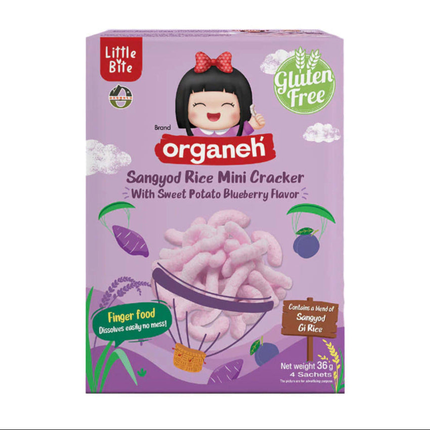Organeh Sangyod Rice Mini Cracker 4*9g