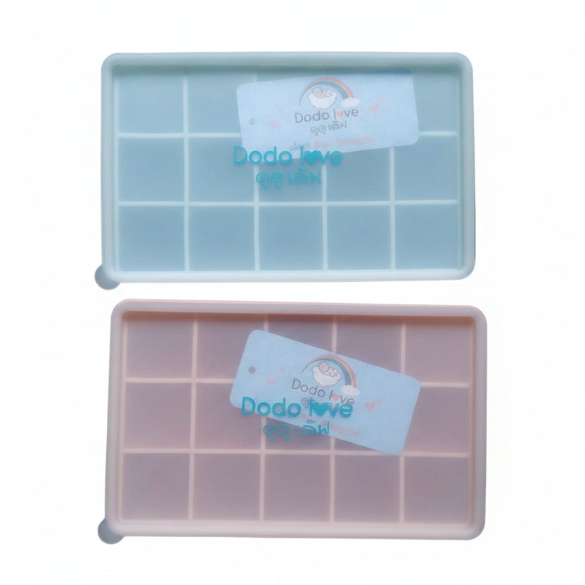 Dodo Love Silicone Ice Tray Blue & Pink