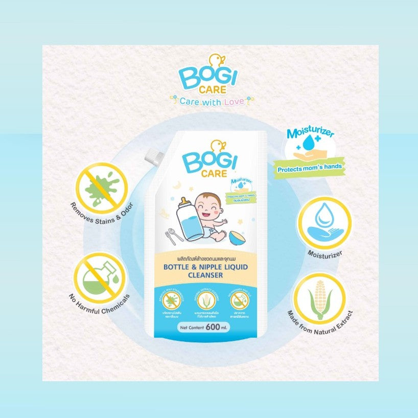 Bogi Care Bottle & Nipple Liquid Cleanser 600ml