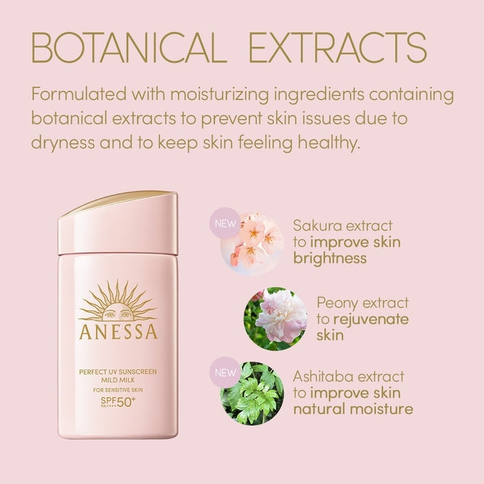 Anessa UV Sunscreen Mild Milk & Gel SPF