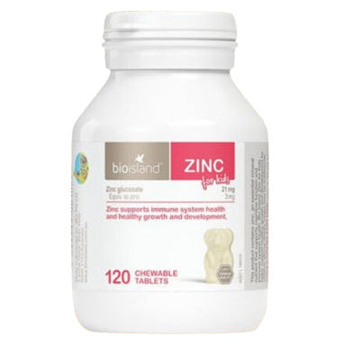 Bioisland Zinc For Kids 120 Capsules