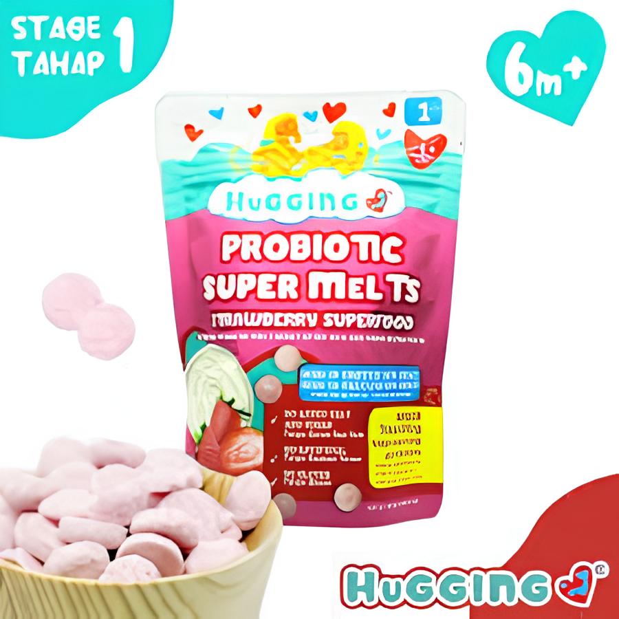 Hugging Probiotic Super Melts Strawberry 15g