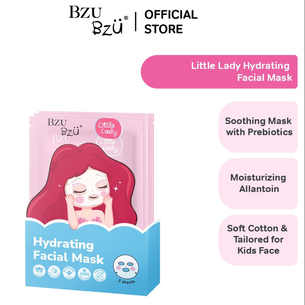 Bzu Bzu Little Lady Hydrating Facial Mask 3Sheets