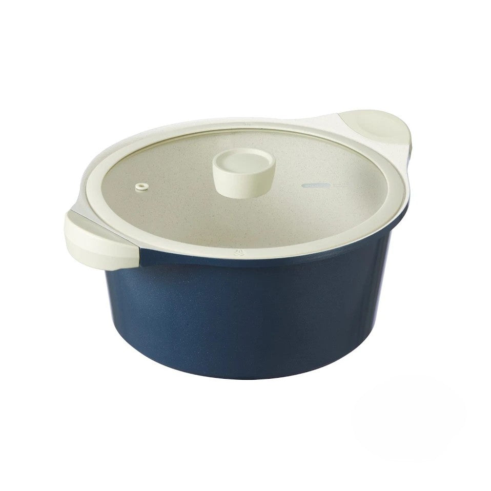 Inochi Simple Marble Pot (24cm)
