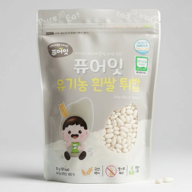 Pure Eat Organic Baby Rice Pop Snacks Collection