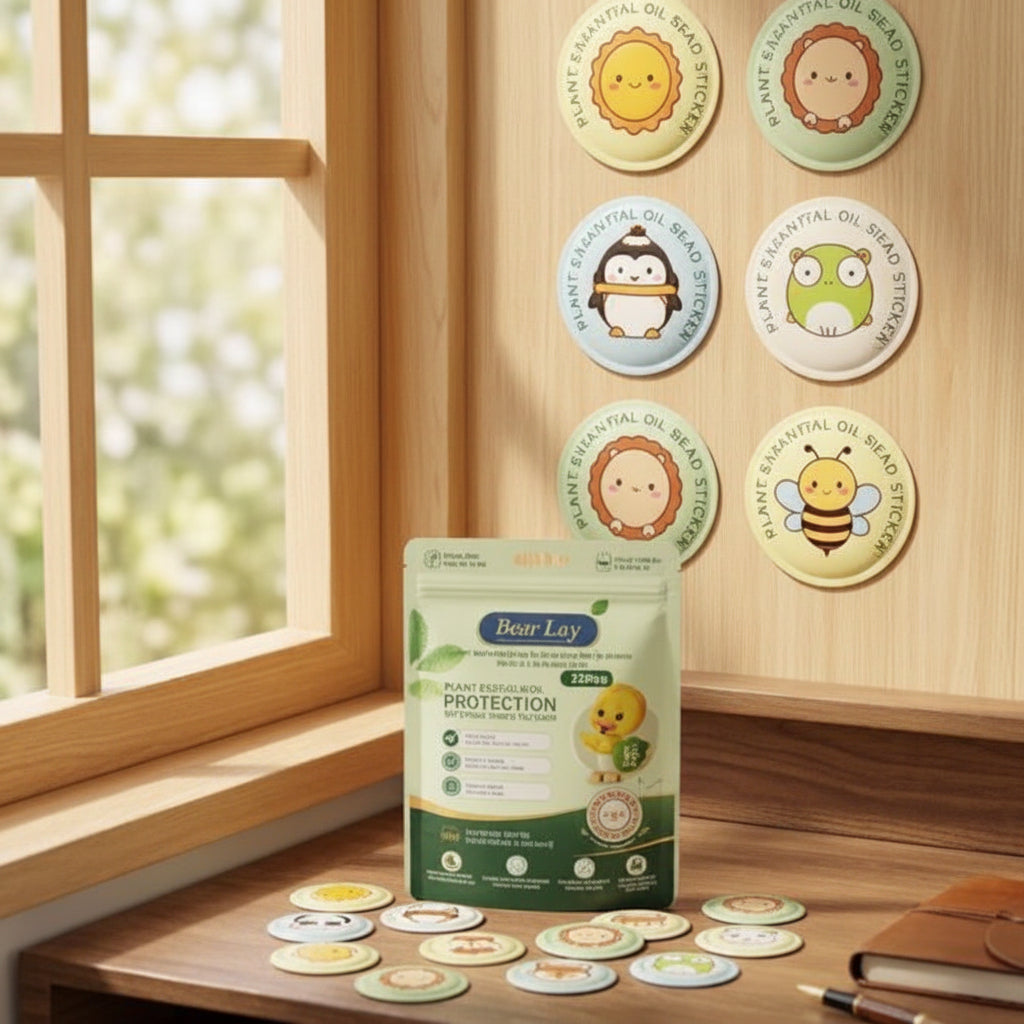 Bair Lay Natural Plant-Bases Mosquito Stickers 15Pcs