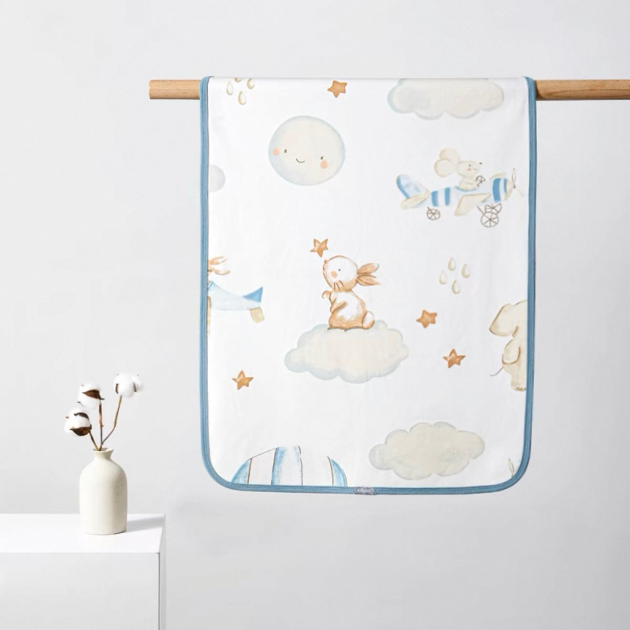 EMXEE Baby Floral Urine Mat Sky Journey 50×70CM