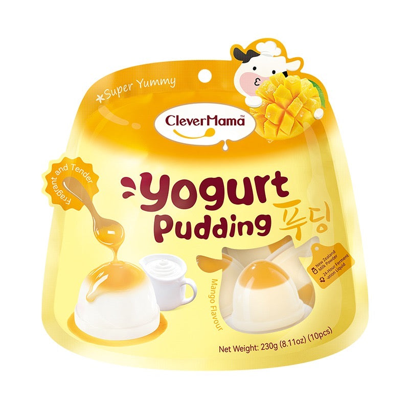 CleverMama Egg Pudding & Yogurt Pudding 10Pcs 230g 3Yrs+
