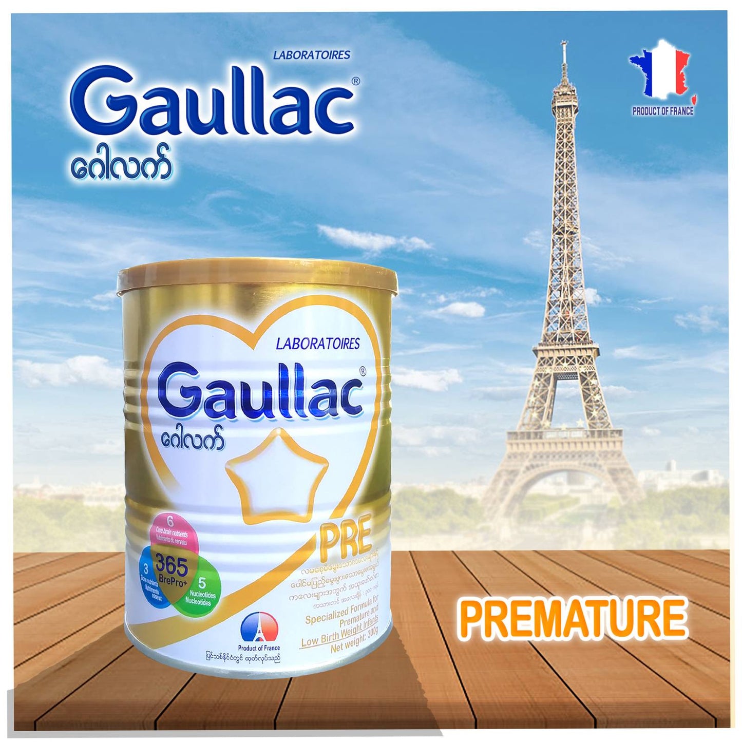 Gaullac Premature & Low Birth Weight Infants Formula 300g