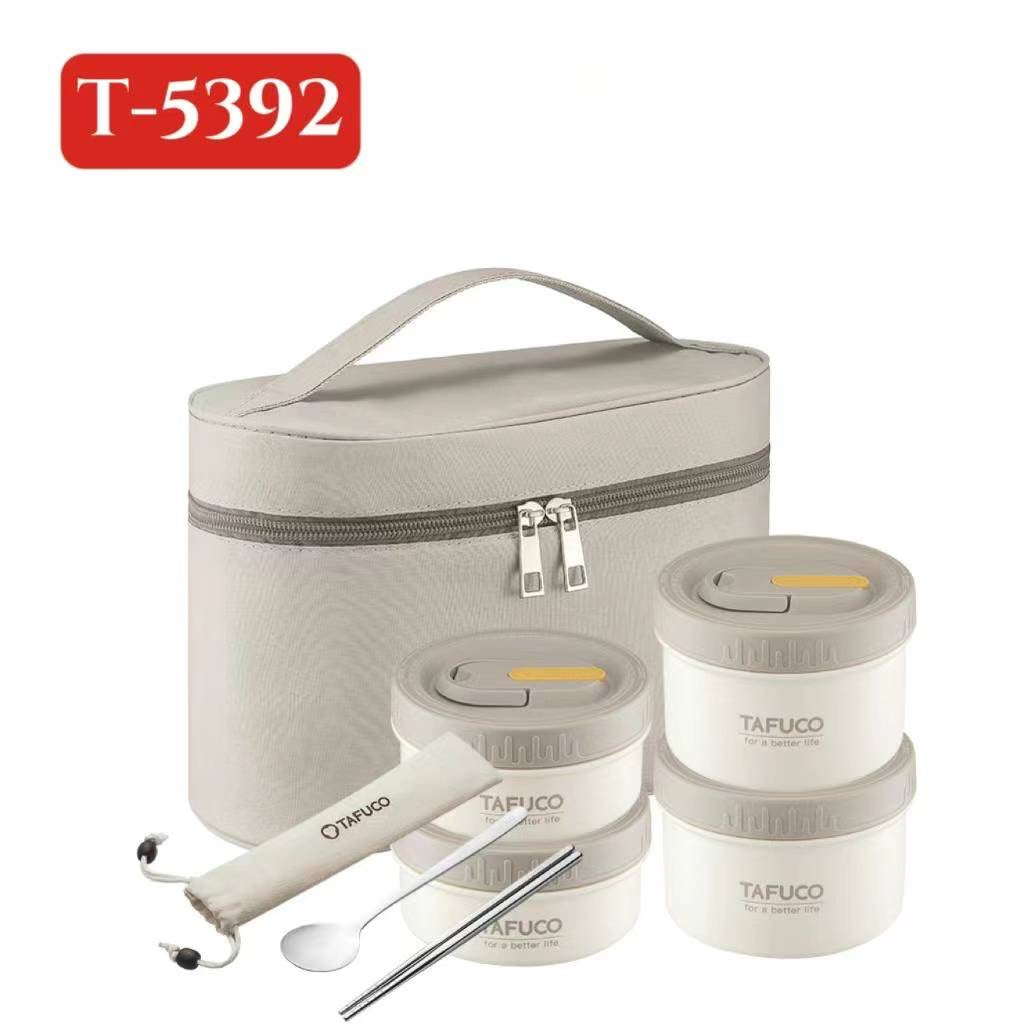 T-5392 TAFUCO 4 Layers Lunch Box(650ml+450ml)*2