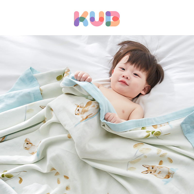 KUB 4 Layers Bamboo Cotton Blanket 120*140CM