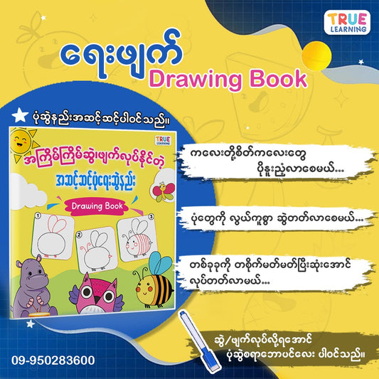 True Learning Drawing Book