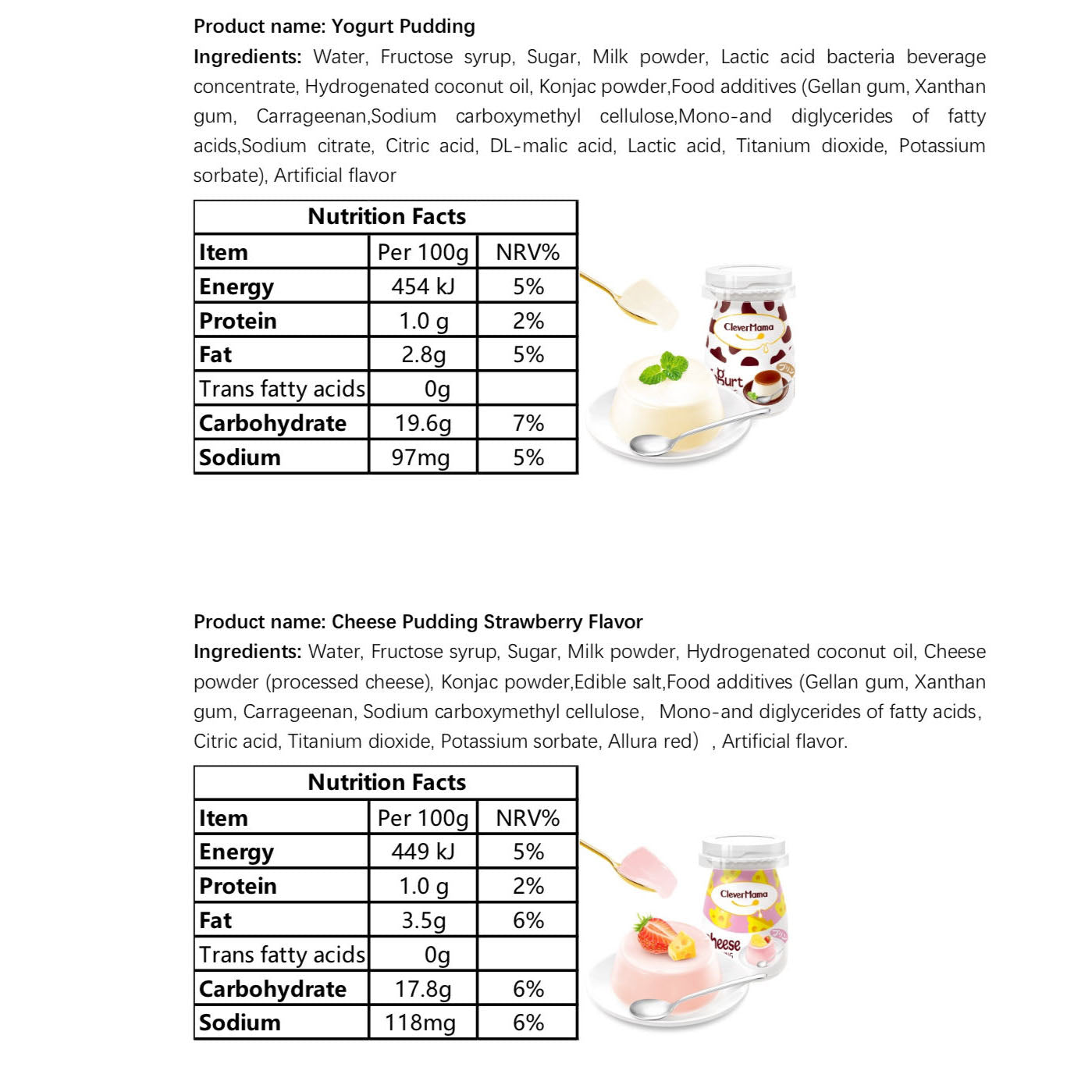 CleverMama Pudding 85g