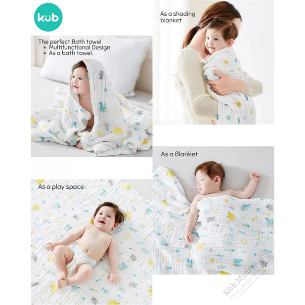 Antibacterial 6 Layers Gauze Towel 90*90cm & 110*110cm
