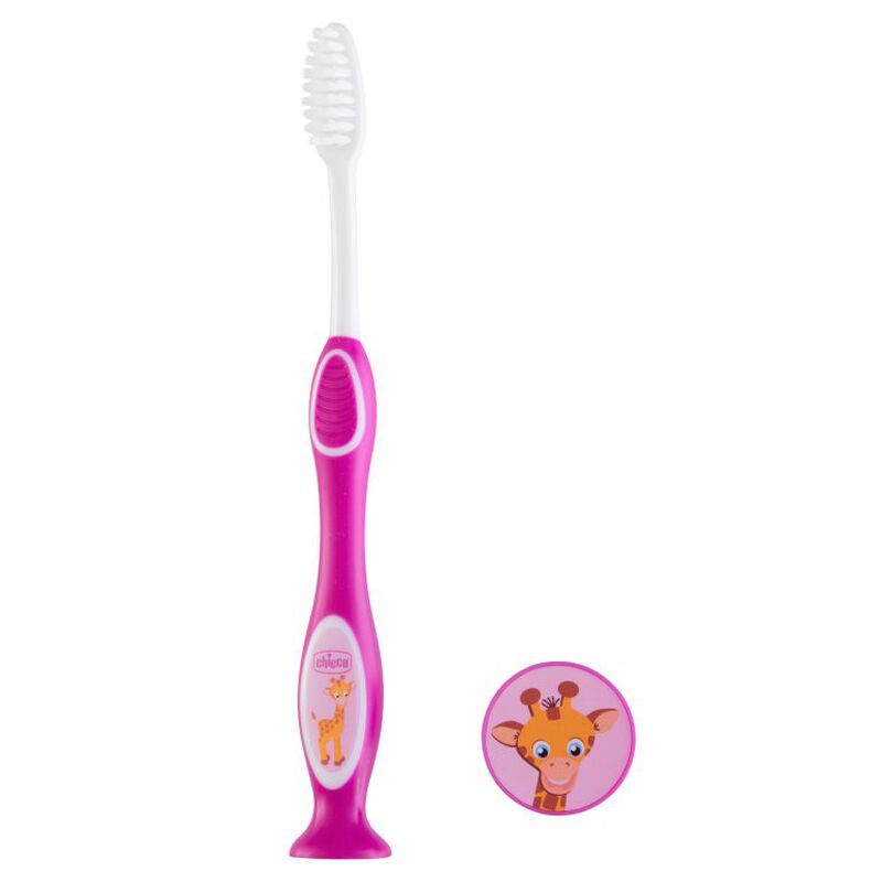 Chicco Toothbrush with Suction Cup 3-6Yrs