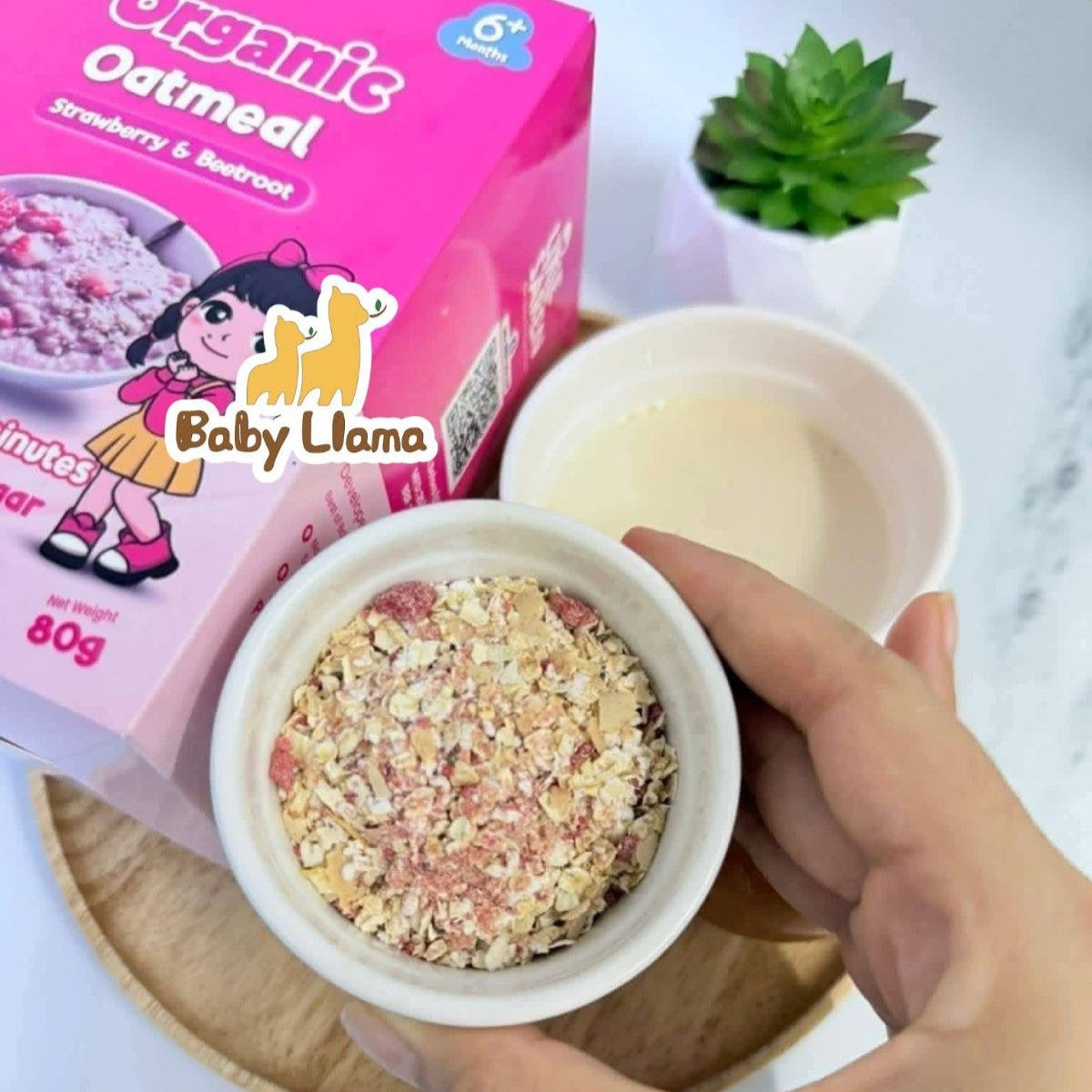 Little Saren Organic Oatmeal 80g(20g*4Packs) 6M+