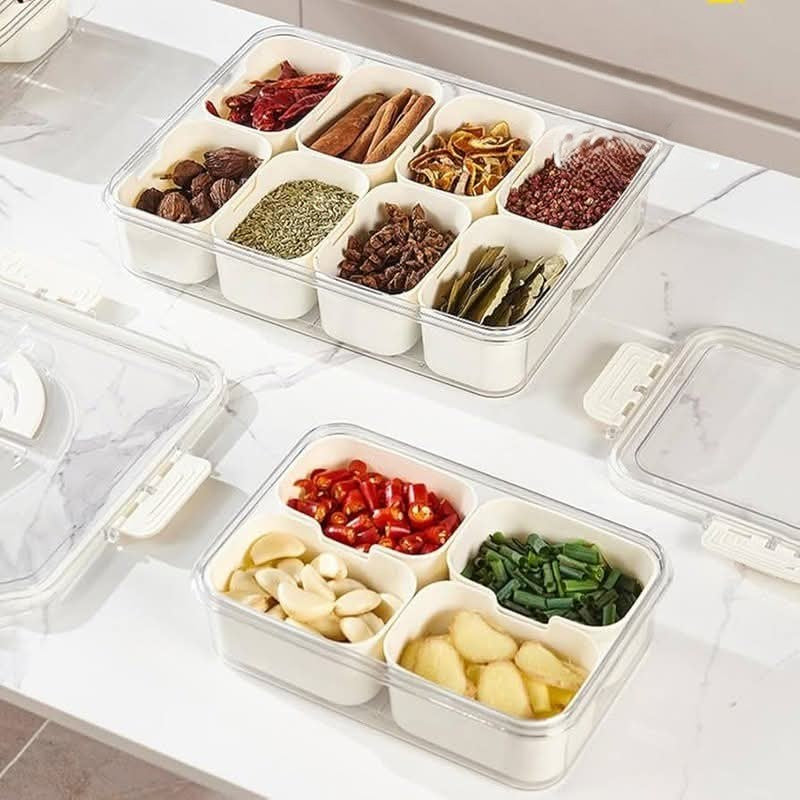 Food Storage Container 4/8 Compartment