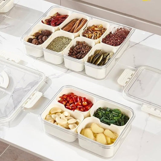 Food Storage Container 4/8 Compartment