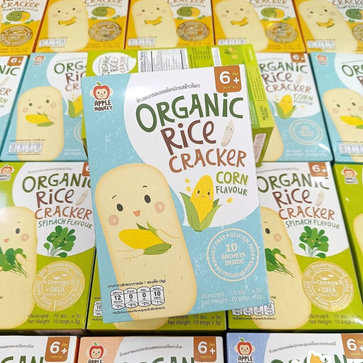 Apple Monkey Rice Cracker 30g