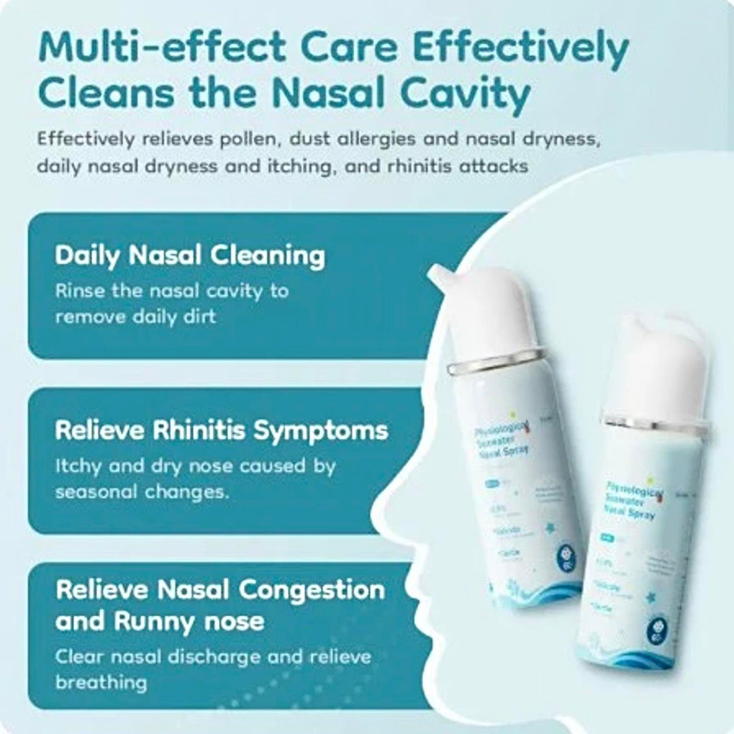 Dr.Isla Physiological Seawater Nasal Spray Blue