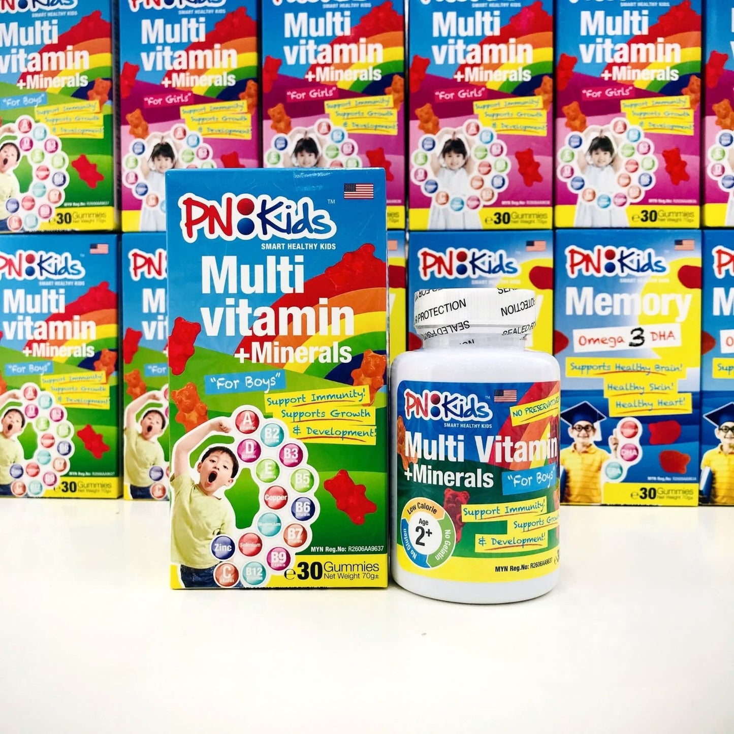 PNKids Multivitamin+Minerals 30Gummies 2Yrs+ 70g